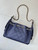 Chanel Mini Hobo Calfskin & Gold-Tone Metal AS5631 Navy Blue