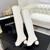 Chanel G46777 Long Boots Stretch Lambskin & Patent Calfskin C90327