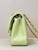 Chanel A01117 Flap Handbag Classic Bag 23cm Light Green Lambskin