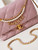 Chanel AS5011 Flap bag Shiny Lambskin Imitation Pearls & Gold-Tone Metal Pink