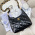 Chanel AS4922 Small Hobo Shiny Lambskin & Gold-Tone Metal Black