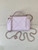 Chanel AP4933 25K Long Vanity with Chain Grained Shiny Calfskin Silver Light Purple