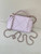 Chanel AP4933 25K Long Vanity with Chain Grained Shiny Calfskin Silver Light Purple