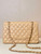 Chanel A01112 Flap Classic 11.12 Handbag Lambskin & Gold-Tone Metal Apricot