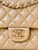 Chanel A01112 Flap Classic 11.12 Handbag Lambskin & Gold-Tone Metal Apricot