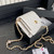 Chanel AP4282 19 Wallet On Chain Shiny Lambskin  Imitation Pearls & Gold-Tone Metal White