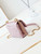 Chanel AS5001 Mini Flap Bag with top Handle Shiny Lambskin  Imitation Pearls & Gold-Tone Metal Pink