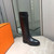 Hermès Women's Jumping leather riding boots H232032Zv02385 Black