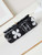 Chanel AS4561 Evening Bag Sequins & Gold-Tone Metal Black & White
