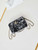 Chanel AS4561 Evening Bag Sequins & Gold-Tone Metal Black & White