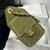Chanel AS5631 Mini Hobo Suede & Gold-Tone Metal Bronze Green