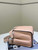 Fendi 8BN244 Peekaboo Mini Pink Selleria bag with 220 hand-sewn topstitches 8522A