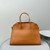 The Row THR116945 Suede Soft Margaux 17 Top Handle Bag T11002