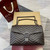 Gucci 850659 GG Marmont Large Shoulder Bag  Dark Brown
