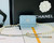 Chanel AP2654 Belt bag lambskin Imitation Pearls gold Light Blue