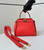 Fendi 8BN244 Peekaboo Mini Orange Red leather bag 2125