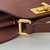 Fendi 8BN358AOVHF1D3Q Peekaboo Soft Large Dark brown leather bag 80172L