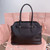 MiuMiu 5BG291 Aventure nappa leather Medium bag Black