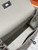 Hermes Kelly Messenger bag H231410 Gris perle
