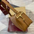 Gucci 862530 Gucci Half Horsebit Large Shoulder Bag Brown soft grainy leather