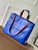 LV M24457 Louis Vuitton Shopper Tote MM Bag Blue