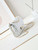 Chanel A01112 Flap White Lambskin Printed with Black CC logo