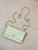 Chanel AP4241 Classic Wallet On Chain Calfskin Light Green