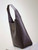 YSL 753837 Le 5 À 7 Supple Large In Smooth Leather Dark Brown