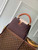 LV M12952 Louis Vuitton Capucines BB Bag Taurillon leather Chocolate Brown