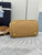 Prada 1BA038 Jardinière cotton canvas mini handbag Brown