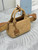 Prada 1BA038 Jardinière cotton canvas mini handbag Brown