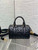 Dior M1364 Dior Groove 20 Bag Black Graphic Cannage Calfskin