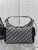 Dior M6322 Large D-Dream Bag Blue Dior Oblique Jacquard and Smooth Calfskin