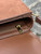 Celine 187363 Medium CLASSIQUE TRIOMPHE BAG IN Suede Brown