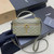 YSL 766731 GABY vanity bag in lambskin Light Green