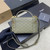 YSL 766731 GABY vanity bag in lambskin Light Green