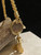 Jimmy Choo CALLIEQIB000769 Callie Bag with with Dégradé Crystals Yellow