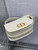 Dior M9371 Medium 30 Montaigne Avenue Top Handle Bag Beige Patent leather