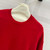 Valentino Women's Clothing Sweater Rose Sleeves Red V38112
