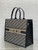 Dior M1323 Large Dior Book Tote Blue Dior Oblique Embroidery and Calfskin M2012
