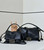 Fendi 8BR833AQ0DF1SK5 Mamma Baguette Medium Black nappa leather bag 8677M