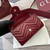 Gucci 837745 GG Marmont Wallet On Chain Anchor Red