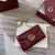 Gucci 837745 GG Marmont Wallet On Chain Anchor Red
