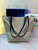 Loewe Medium Puzzle Fold tote in Linen embroidery A657G50X01 Beige