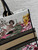 Dior M1286 Souvenir Large Dior Book Tote Natural Raffia and Multicolor Embroidered M1130