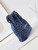 Chanel 22 AS3261 Handbag 24A Denim embroidered & Silver-Tone Metal