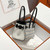Hermes Shoulder Birkin 29 Etoupe Evercolor & canvas Palladium Hardware H92207