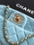 Chanel AS1786 Mini Flap Bag 25B Velvet Blue