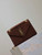 YSL 600185 Envelope Meduim In Dark Brown Suede Leather