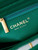 Chanel AS4416 Mini Shopping Bag shiny aged Calfskin Gold tone metal Green
